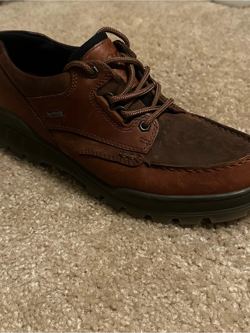 ECCO Men’s Track 25 Low Waterproof Gore-Tex Leather Shoes Brown EU 43 US 9–9.5